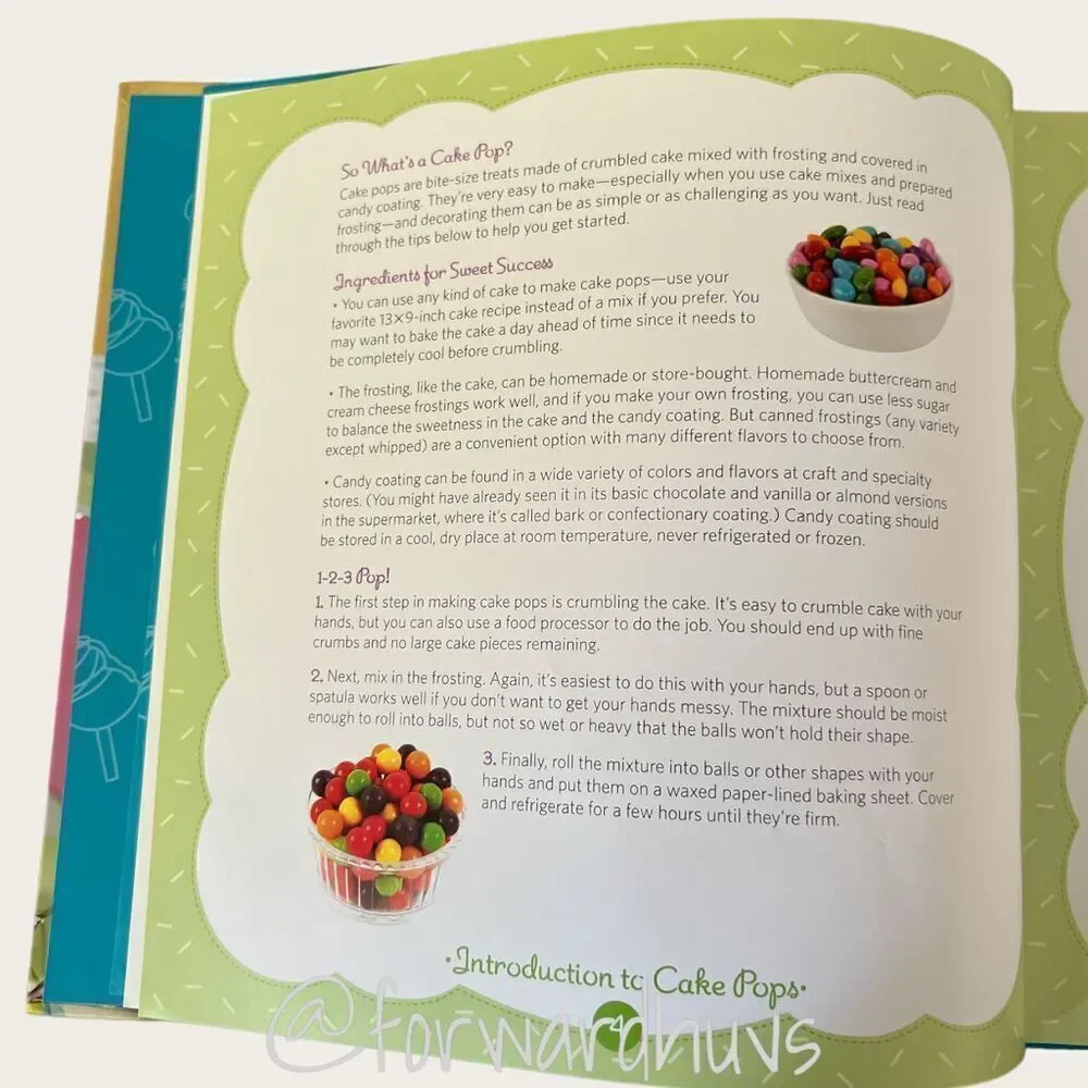 FUN STUFF Cake Pops & Mini Treats Hardcover Book